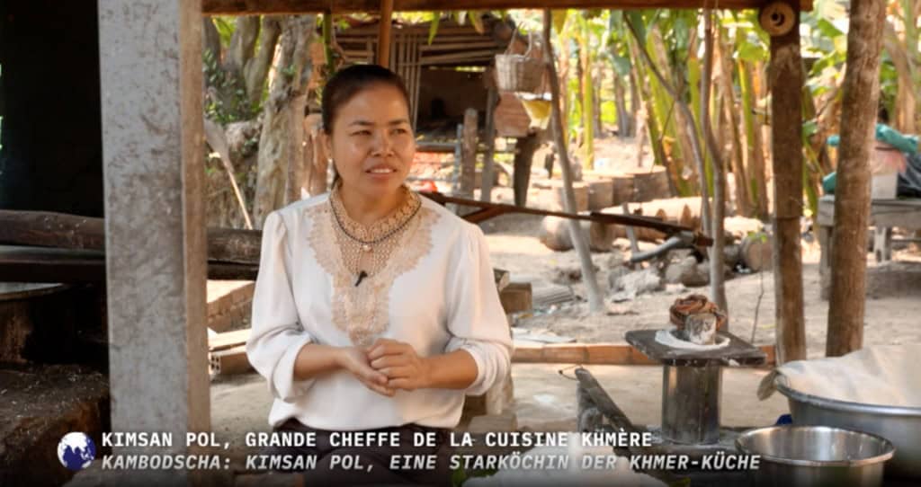 Chef Kimsan Pol with a Well-Known European TV Channel, Arte