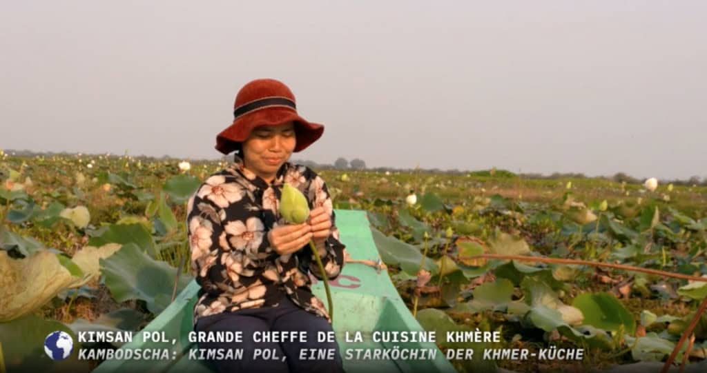 Chef Kimsan Pol with a Well-Known European TV Channel, Arte