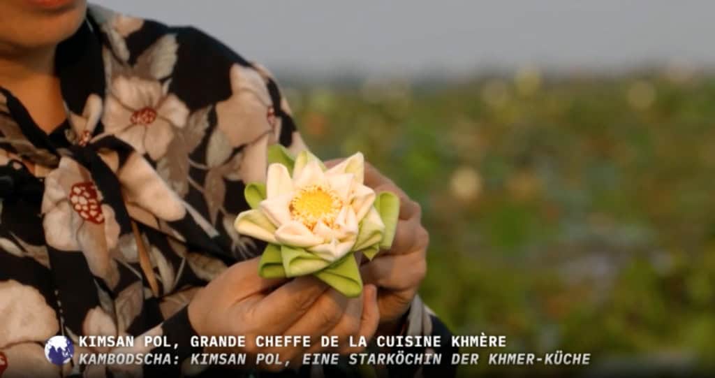 Chef Kimsan Pol with a Well-Known European TV Channel, Arte