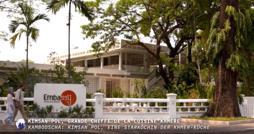 Chef Kimsan Pol with a Well-Known European TV Channel, Arte