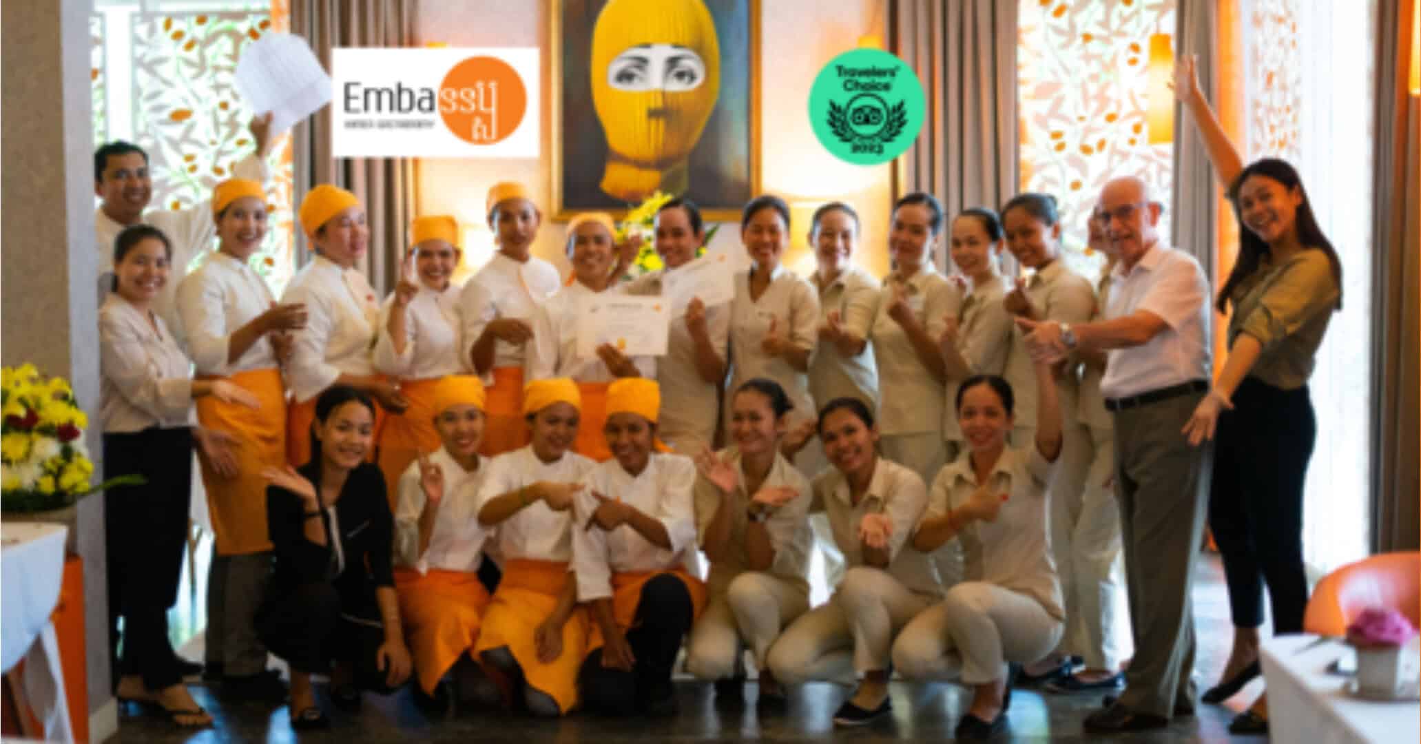L'Embassy reçoit le prix Travelers’ Choice 2023 de Tripadvisor