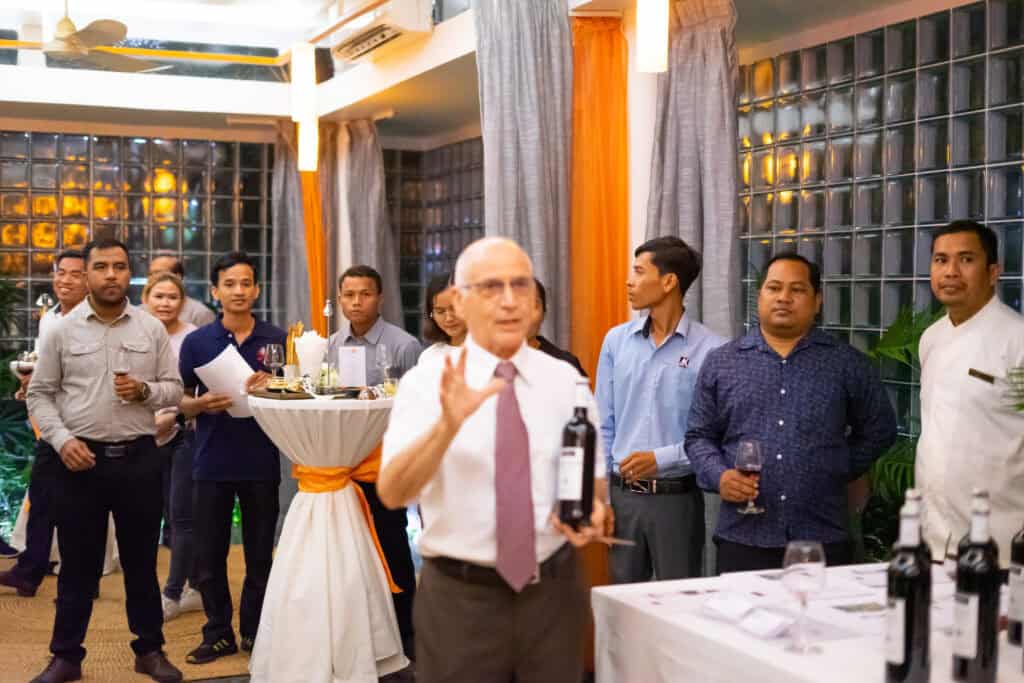 Dégustation de vins de prestige par Wine Club Siem Reap &amp; Auskhmer
