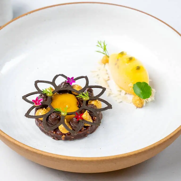 Dessert Choco Palm Fruit Cake