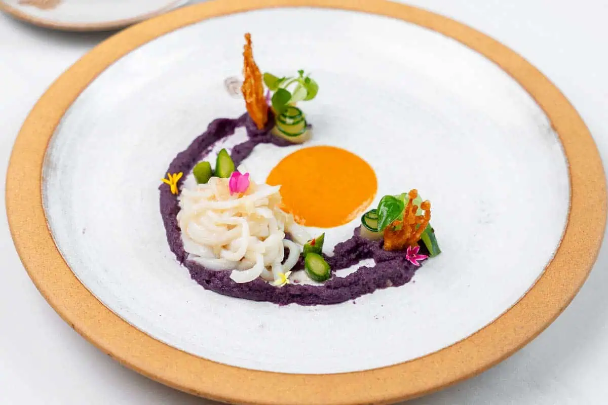First Main Course Squid Noodle
